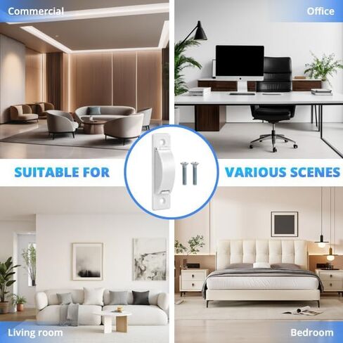 4 Pcs Light Switch Cover Guard, White Light Switch Lock, Light Switch Guard, Child Proof Light switch cover to Prevent Accidental ON/OFF from Kids, Pets & Bumps, Includes Screws in Kuwait
