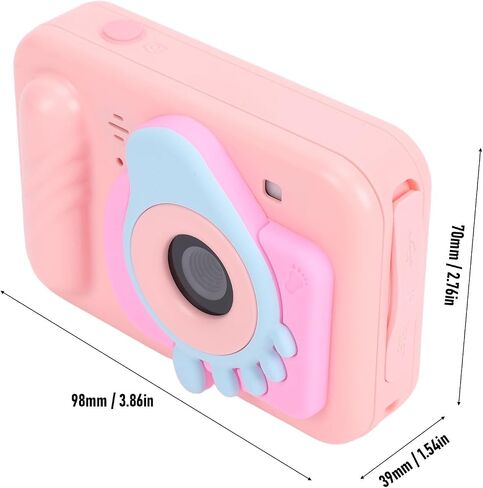 Kids Camera Toy, 48MP Waterproof Underwater Camcorder with 2.4 Inch LCD Screen HD Video Digital Camera for Girls Boys Swimming Beach Travel in Kuwait