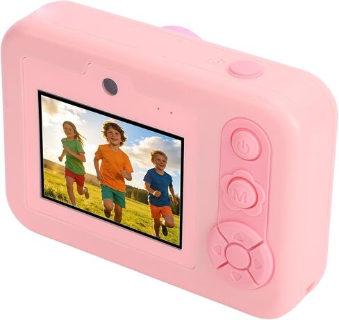Kids Camera Toy, 48MP Waterproof Underwater Camcorder with 2.4 Inch LCD Screen HD Video Digital Camera for Girls Boys Swimming Beach Travel in Kuwait
