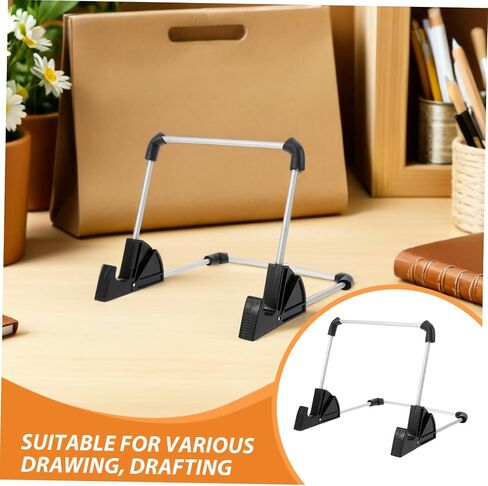 VILLFUL Foldable Drawing Board Stand and Stable Support 2pcs with Adjustable Angles Lightweight Plastic and Alloy Material Tracing Light Board Holder for Artists for Studio or Home Use in Kuwait
