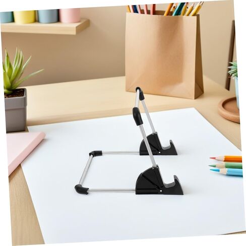 VILLFUL Foldable Drawing Board Stand and Stable Support 2pcs with Adjustable Angles Lightweight Plastic and Alloy Material Tracing Light Board Holder for Artists for Studio or Home Use in Kuwait