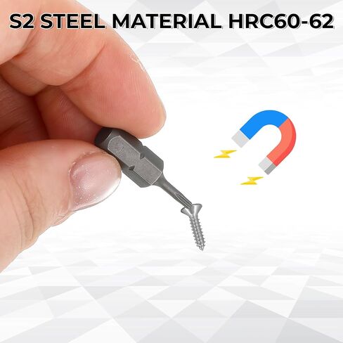 2pcs 1/4" Hex Shank 1" Length Torx Bit, Screwdriver Bits Magnetic Precision | for Furniture Assembly, Mechanical Equipment Installation, Car Repair in Kuwait