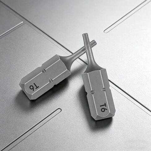 2pcs 1/4" Hex Shank 1" Length Torx Bit, Screwdriver Bits Magnetic Precision | for Furniture Assembly, Mechanical Equipment Installation, Car Repair in Kuwait