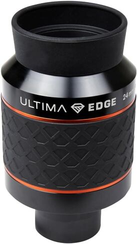 Celestron Ultima Edge 24mm 1.25" Eyepiece for Wide Deep-Sky Views | Wide Deep-Sky Views, Sharp Edge-to-Edge Performance, Long Eye Relief, Twist-Up Rubber Eyecup, Multi-Coated 5-Element Lens in Kuwait