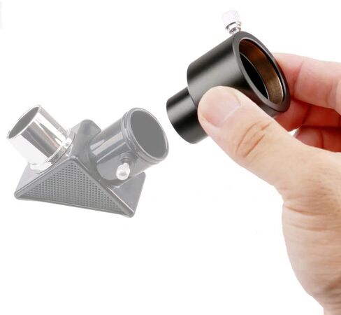 0.965" to 1.25" Telescope Eyepiece Adapter with Steel Screw | Secure Stainless Steel Lock Screw in Kuwait