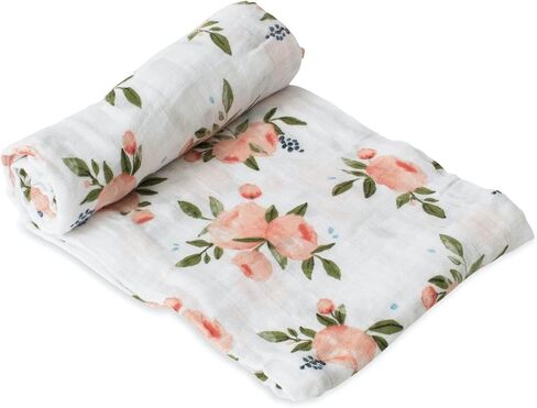 Little Unicorn Premium Cotton Swaddle Baby Blanket | Breathable Fabric | for swaddling, Play, Nursing & More (Farmyard) in Kuwait