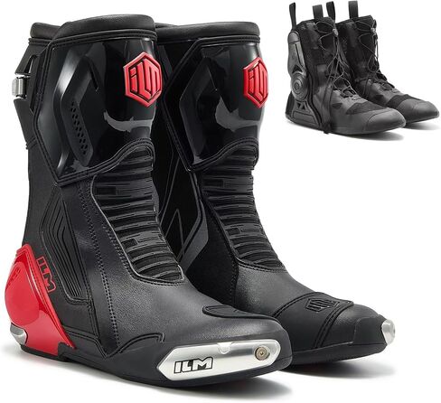 ILM Motorcycle Racing Boots Sport Footwear CE Protective Gear Model BRC1 in Kuwait