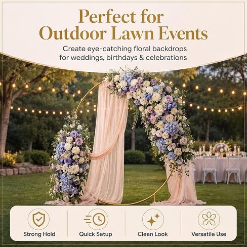 RattanView 10 Pack Large Balloons Arch Clips 3.5 Inch Plastic Heavy Duty Backdrop Clamps with 100 Zip Ties for Garland Frame Background Decoration Balloon Arch Accessories Party Wedding Decor in Kuwait