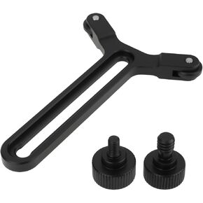 1 Set Telephoto Lens Support Bracket 1/4 Inch and M4 Screws Compatible with DJI RS3 Gimbal in Saudi Arabia