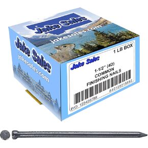 2-1/2 Inch (8D) Bright Finish Finish Nails - Full Box ~5980 Nails in Kuwait