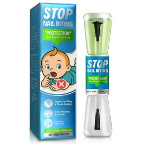 Nail Biting Treatment for Kids, Natural Bitter Nail Polish for Kids, 10ml | Natural Bitter Formula, Long-Lasting Habit Correction, Nourishing Oil For Nail Repair, Safe for Toddlers & Adults in Kuwait
