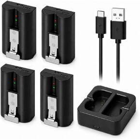 4-Pack Quick Release Battery — Compatible with All Battery-Powered Ring Cameras and Ring Doorbells in Saudi Arabia