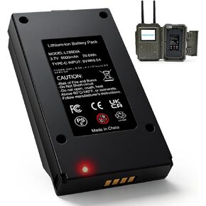 GOXX 8.0Ah Replacement Battery for GardePro Trail Cameras L780D Battery | Compatible with GardePro Trail Cameras,Models E6 2.0 Pro, E8 2.0 Pro, R3 Pro, X66 Pro, Meidase P300 Pro, S965 Pro in Kuwait