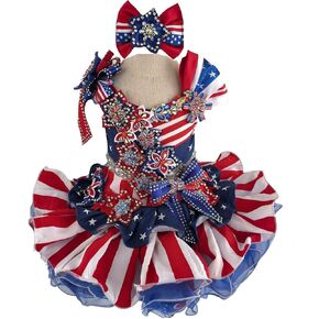 Jenniferwu Pageant Dress Toddler Baby Newborn Little Girl's Pageant Party Dress G535 Christmas Multi Color 5T in Saudi Arabia