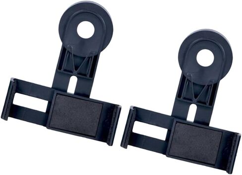 Kisangel Phone Telescope Holder Clip Portable and Easy to Attach 2pcs for Monocular Telescope 42.5mm Wide Plastic Clamp, Safe to Use for Bird Watching and Concerts in Kuwait