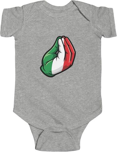 Italian Hand Gesture Infant Bodysuit | Italy Flag Baby Onesie in Kuwait
