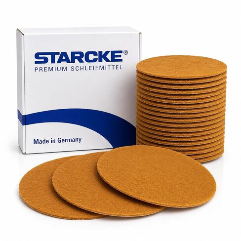 Premium 6 Inch Non Woven Surface Conditioning Discs - for Dry Sanding Countertops, Auto Body Repair, Marine, Paint, Plastics, Metal and Fiberglass (50 Pack, Maroon - Very Fine) in Saudi Arabia