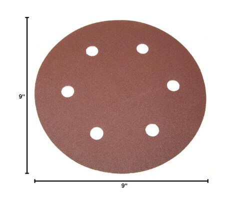 WEN DW60SP Drywall Sander 60-Grit Hook and Loop 9-Inch Sandpaper, 10-Pack, Red in Kuwait