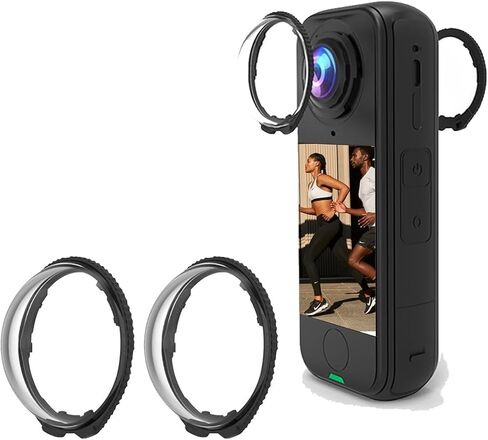 Lens Guard for Insta360 X4 Air, Sports Camera Lens Protector Cover | 9H Tempered Glass, AR Coating & Hydrophobic Film, Anti-Scratch & Waterproof, Snap-On Lens Cap for Insta360 X4 Air in Kuwait