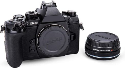 JJC 2-Pack Body Cap & Rear Lens Cover for Olympus OM-5 OM-3 OM-1 E-M10 E-M5 | for Olympus OM-1 Mark II E-M1 E-M1X, Panasonic G9II G7 G85 G95 GH7 GH6 GH5 GH4 GX9 GX85 & More Micro 4/3 Mount Camera & Lens in Kuwait
