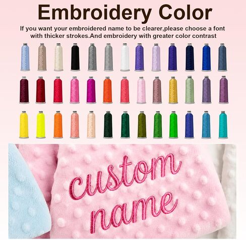Personalized Baby Blanket and Plush Bunny Set with Any Name for Boy Girls | Custom Baby Blanket Minky Dot & Bunny Rabbit for Newborn Boy Girl Toddlers Shower Gift Set for Women, Birthday Keepsake(W+P) in Kuwait