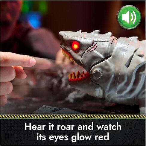 Primal Hatch Megalodon Hatching Shark Egg Interactive Toy | 16-inch Toy Shark, Lights & Sounds, Repeat & Hatch Again, Interactive Chomping Mechanism, Gifts for Kids Ages 5+ in Kuwait