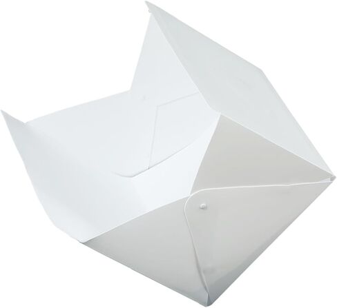 POPETPOP 20cm Portable Folding Photography Light Box Tent with Dual LED Light Strips with 6 Colored Backdrops for Product Studio Shooting in Kuwait