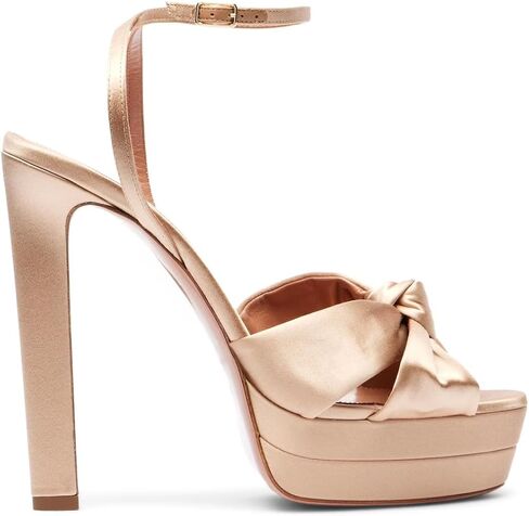 Platform Block High Heels for Women Round Open Toe Ankle Strap Heeled Sandals Fashion Wedding Prom Party Dressy Shoes in Kuwait
