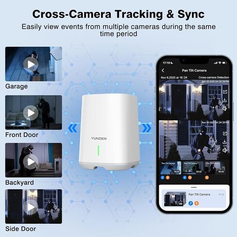 6MP Security Cameras Outdoor Wireless,Solar Powered Dual Lens Home Security Camera System,4-Cam Kit,64GB Local Storage,No Monthly Fee,AI Motion Tracking,2K Color Night Vision,5G & 2.4G WiFi in Kuwait