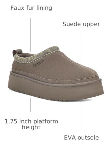 Koolaburra by UGG Women's Burree Platform Slipper, Cloud, 7 in Kuwait