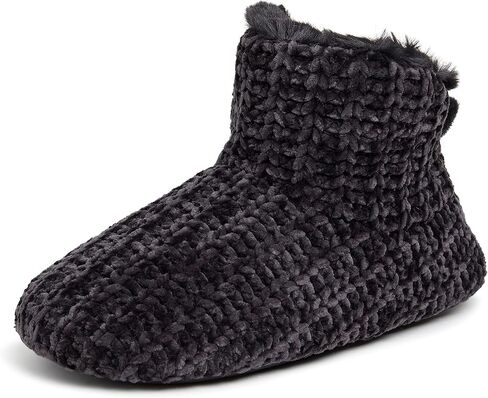 Dearfoams Women's Chenille Bootie Slipper in Kuwait