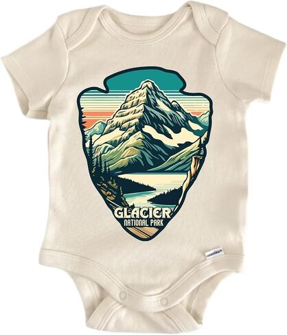 Glacier National Park - Baby Boy Girl Clothes Infant Bodysuit Funny Cute in Kuwait