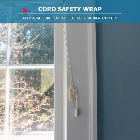 Cardinal Gates Window Blind Cord Holders, 3 Pack | Adhesive cord cleats keep blind and curtain cords wound and out of reach. Installs without tools or screws. in Kuwait