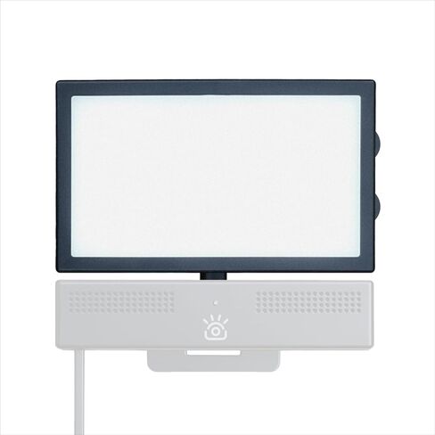iContact SoftLight+ LED Streaming Light & Video Conference Lighting | For iContact Camera Pro and ProXL, Edge-Lit Face Light, Adjustable Brightness & Color Temperature, USB or Camera Powered in Kuwait