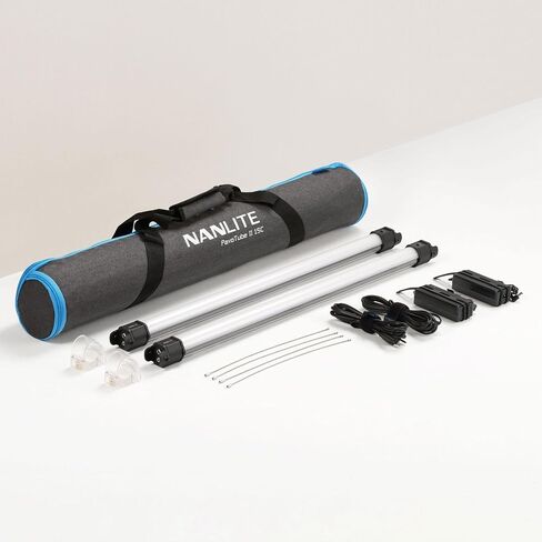 Nanlite PavoTube II 15C 2' LED Tube Lights | Case 2 Light Kit, AC Chargers in Kuwait