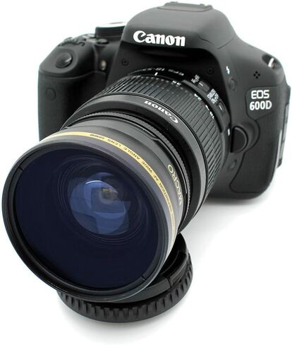 58MM Wide Angle Macro Lens for Canon EOS Rebel T6 T5 T3 SL2 SL1 18-55mm in Kuwait