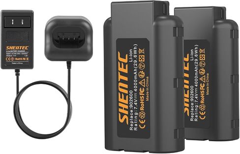 Shentec 2 Pack 7.4V 2.5Ah Battery Compatible with Paslode 902654 | 902600 906800 B20543A B20543 CF325LI 918000 IM250A Li, Li-ion 7.4V Battery in Saudi Arabia