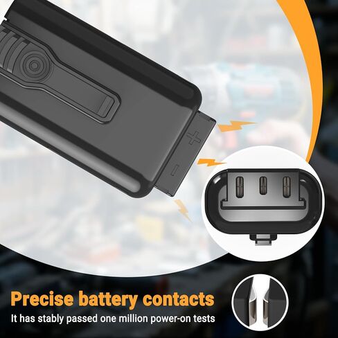 Shentec 2 Pack 7.4V 2.5Ah Battery Compatible with Paslode 902654 | 902600 906800 B20543A B20543 CF325LI 918000 IM250A Li, Li-ion 7.4V Battery in Saudi Arabia