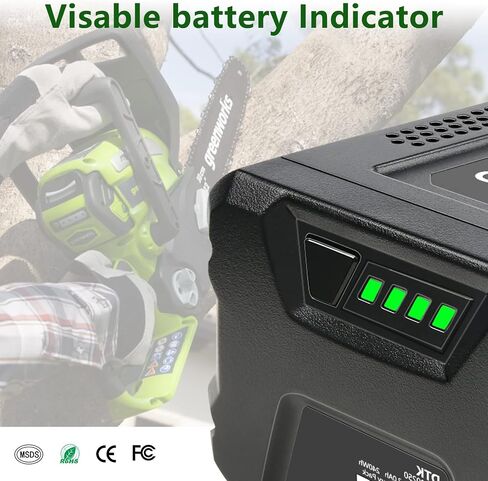 DTK Replacement for Greenworks 80V Battery Cordless Power Tools 3000mAh ED80L00, TL80L00, ST80L210 in Kuwait