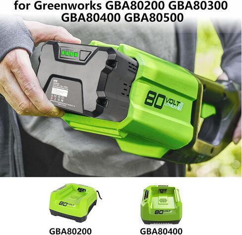 DTK Replacement for Greenworks 80V Battery Cordless Power Tools 3000mAh ED80L00, TL80L00, ST80L210 in Kuwait