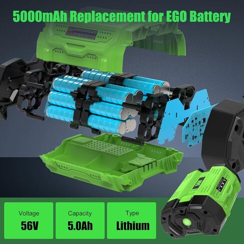 BA2800T 56V Lithium Battery Replacement for EGO Battery 56 Volt 5.0Ah in Saudi Arabia
