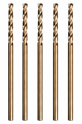 Hss Cobalt Drill Bit Set 1/8 in. x 6 in. Aircraft Extension Extra Long Deep Hole Drilling-5Pcs in Saudi Arabia