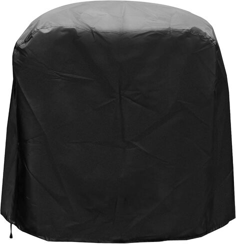 QWORK Dustproof Miter Saw Cover, 210D Oxford Cloth with Bottom Drawcord Fits Most Miter Saws, Planers, Machine Tools, Rustproof and Waterproof, Black in Kuwait