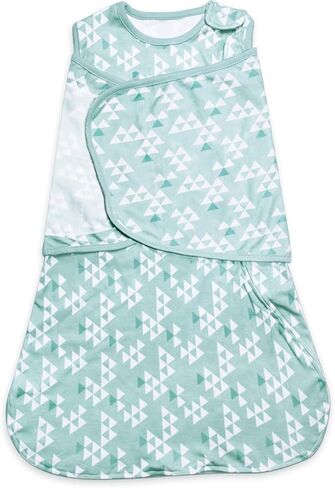 Sleepsack Swaddle,Sleep Sack 6-12 Months,Adjustable Wearable Transition Blanket, Swaddles for Babies Large,100% Cotton(Green) in Kuwait