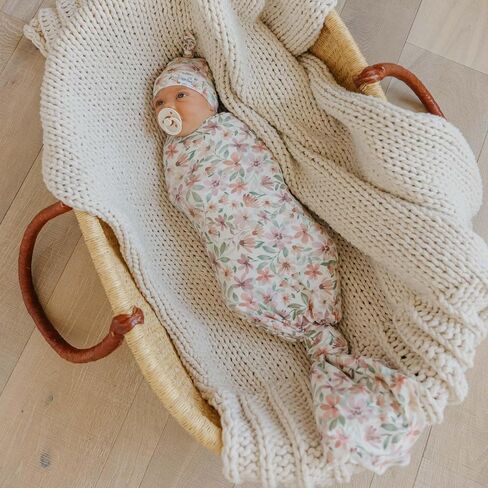 Copper Pearl Swaddle Blankets for Newborns | Soft Stretchy Receiving Blankets for Boys and Girls | Large 46 x 46 Inch Baby Blankets | Lightweight and Breathable Swaddles | Natalie in Kuwait