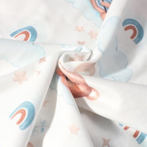Ylsteed Baby Swaddle Blanket and Headband Set, Newborn Receiving Blanket Swaddle Wrap for Girls and Boys, Swaddling Blankets Neutral for Newborn， Soft and Skin-Friendly 32 * 32 inches (Blue Bear) in Kuwait