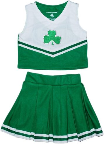 Creative Knitwear Irish Baby Shamrock Cheerleading Outfit in Kuwait