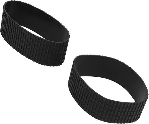 HURRISE Camera Lens Rubber Set for AF S 70‑200mm F 2.8G ED VR II - HighQuality Zoom & Focus Grip Replacement - Easy Installation - Durable Rubber Material - 2 Pcs in Kuwait