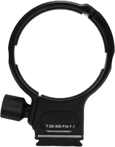 Tripod Collar for T28 300mm, Lens Support Bracket with Arrow Storage Case Plate, 1/4 & 3/8in Threaded Hole for Tripod Monopod, Anti Slip Aluminum Alloy Mount in Kuwait