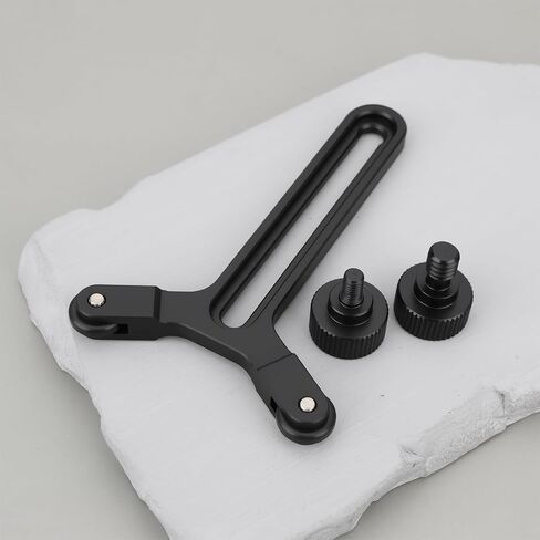 1 Set Telephoto Lens Support Bracket 1/4 Inch and M4 Screws Compatible with DJI RS3 Gimbal in Kuwait